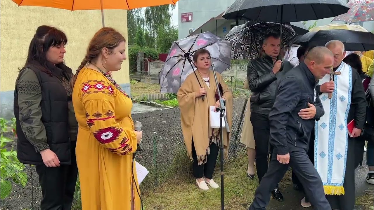 У День Незалежності в селищі Гірник відкрили пам’ятну дошку на честь Героя Андрія Канціра