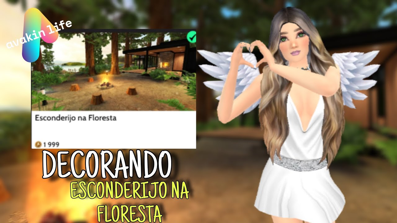 DECORANDO ESCONDERIJO NA FLORESTA NO AVAKIN LIFE*!!!