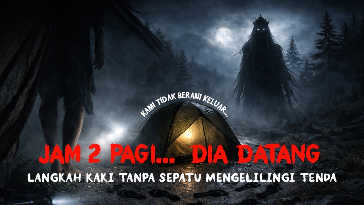 SETIAP JAM 2 PAGI, ADA YANG BERJALAN MENGELILINGI TENDA