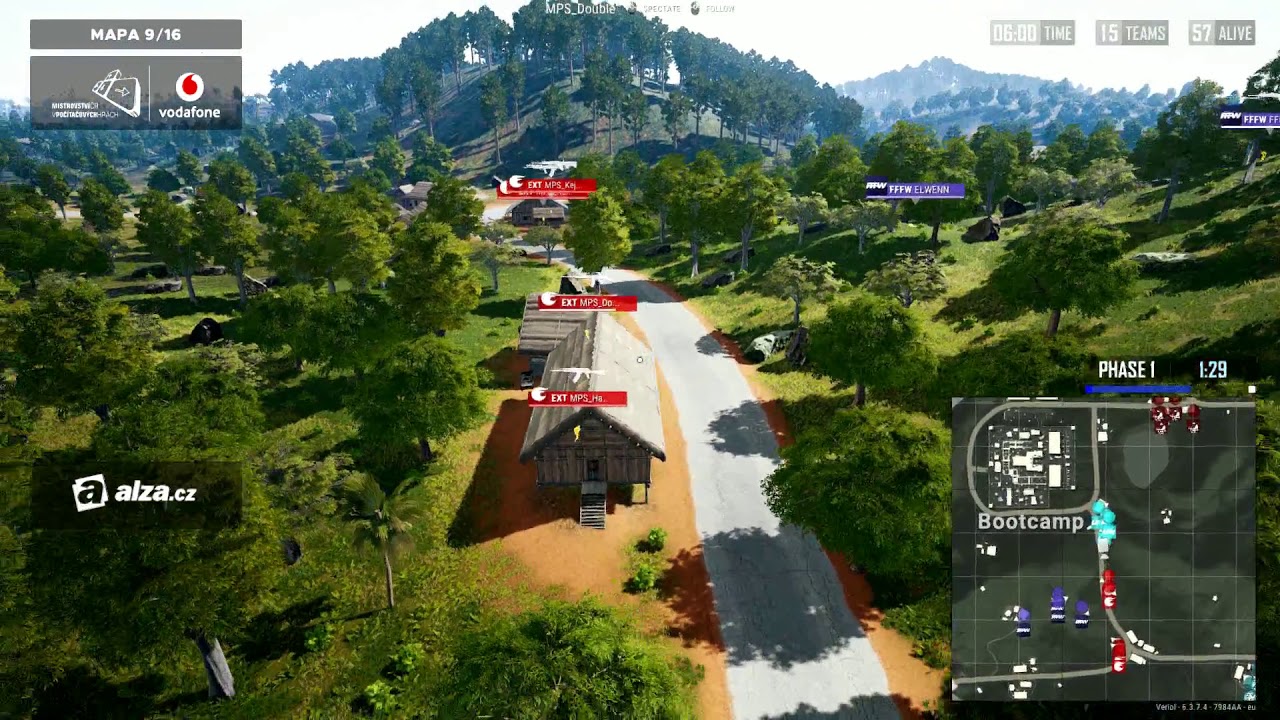 Vodafone MČR 2019 v PUBG: 9. a 10. mapa