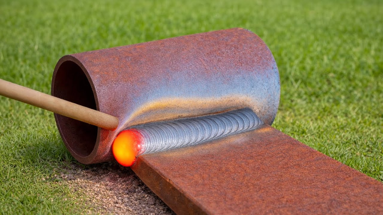 Beginners Must Know This Steel Plate to Round Pipe Welding Technique