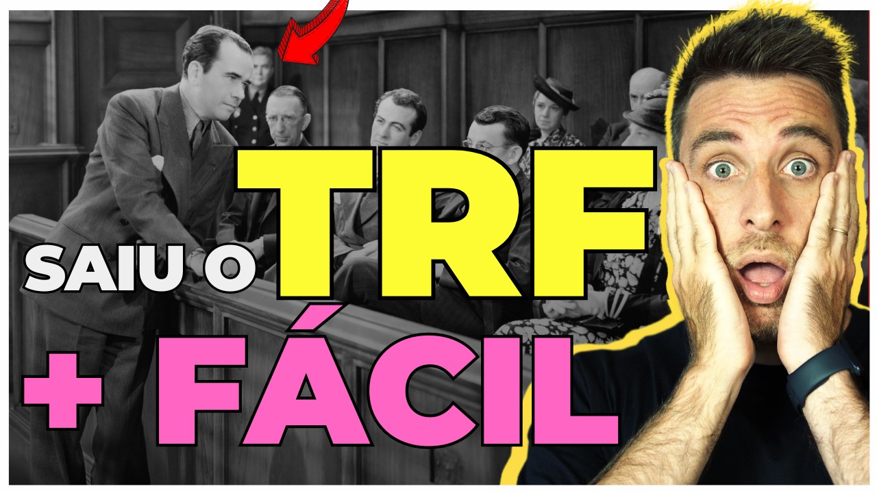NOVO CONCURSO TRF 3 PUBLICADO | O TRF + F&Aacute;CIL DA HIST&Oacute;RIA?🤔