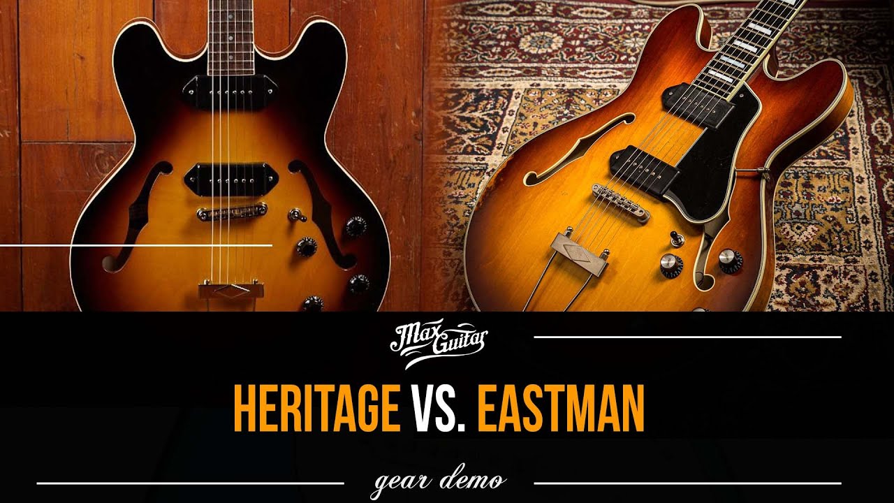 BATTLE of the full hollowbodies! Eastman T64 vs. Heritage H530!