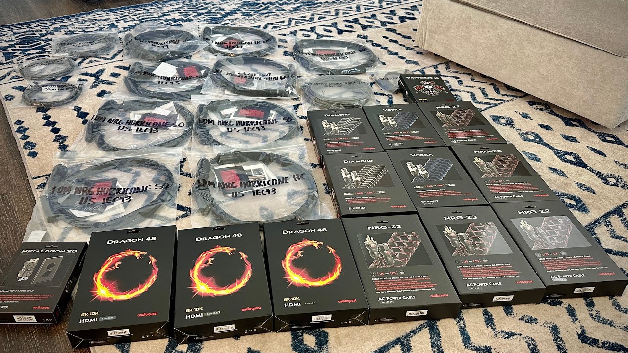 Re-Building my Home Theater: Part 2 AV Rack Build Cable upgrades!!