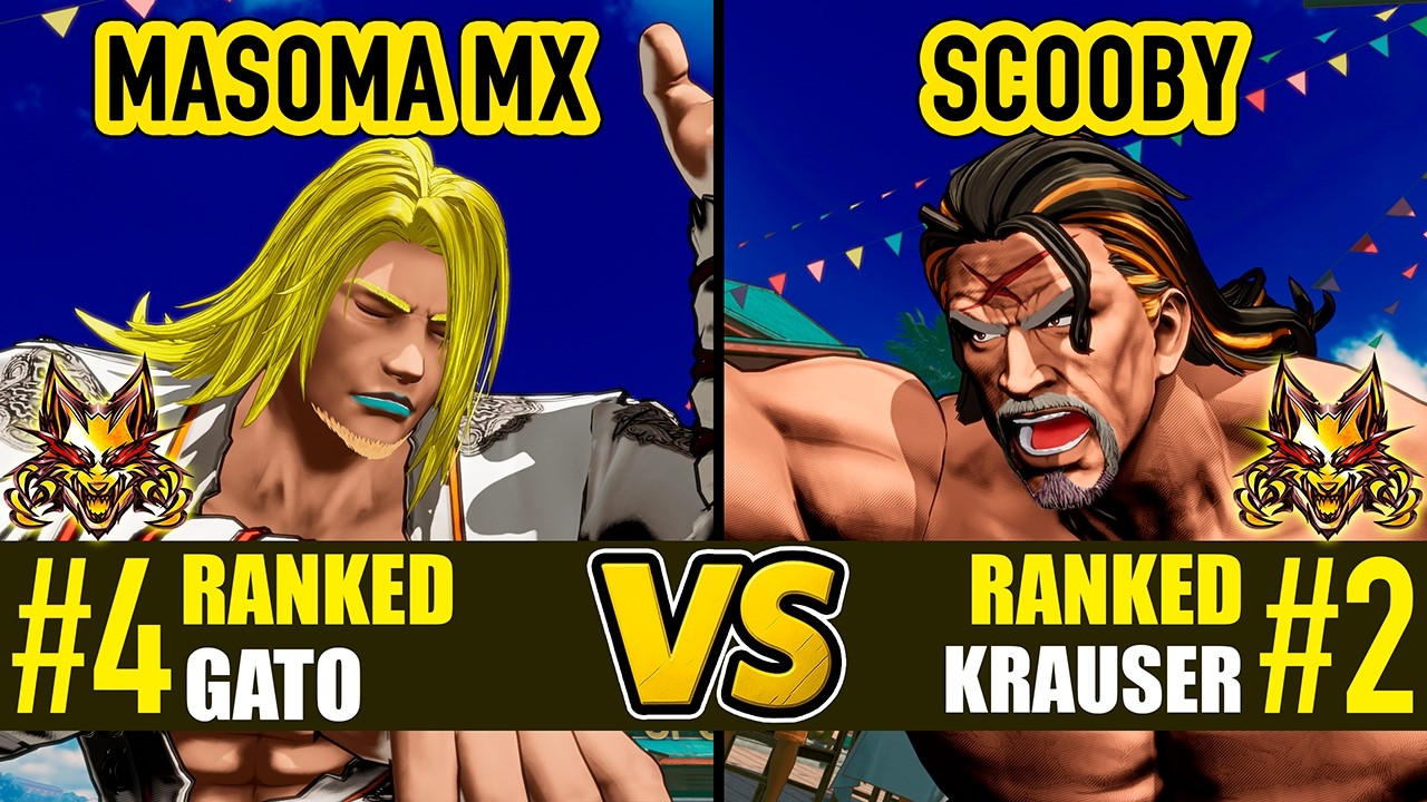 FF COTW ▰ MASOMA MX (#4 Ranked Gato) vs SCOOBY (#2 Ranked Wolfgang Krauser) ▰ High Level Gameplay