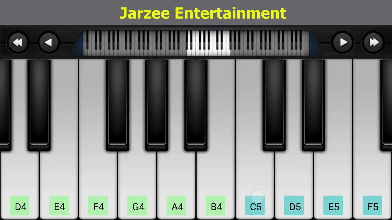 Shawn Mendes, Camila Cabello - Señorita | Mobile Perfect Piano Tutorial | Jarzee Entertainment