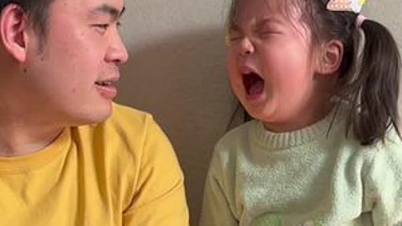 当我和女儿角色互换后，整个世界都清净了… #爸爸带娃 #人类幼崽成长记 #悠爸日记