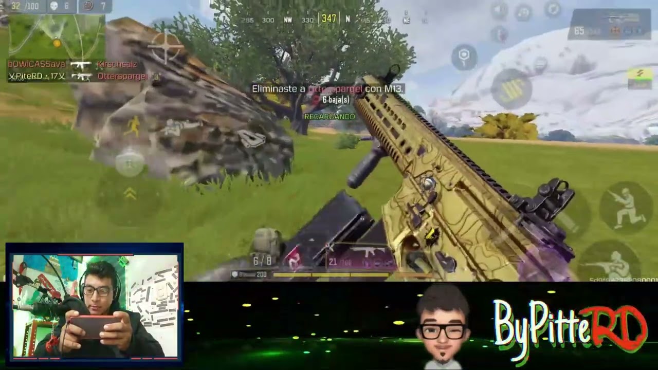 CAMBIO DE CÁMARA COD MOBILE + 1er OPERADOR #reto1 😎 | [ByPitteR'D] | [Teen 10] | #DiosBendigaAElSV