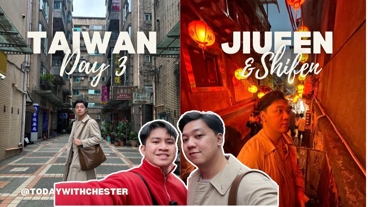 DIY JIUFEN and SHIFEN Tour, Rauhe Night Market | Vlog#017 Taiwan Vlog Day3