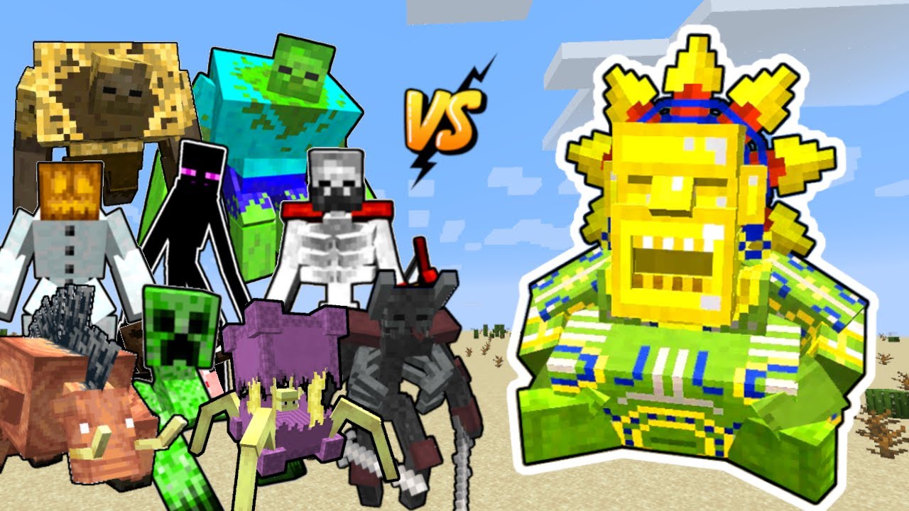 BARAKO, The Sun Chief Vs Mutant Monsters in Minecraft