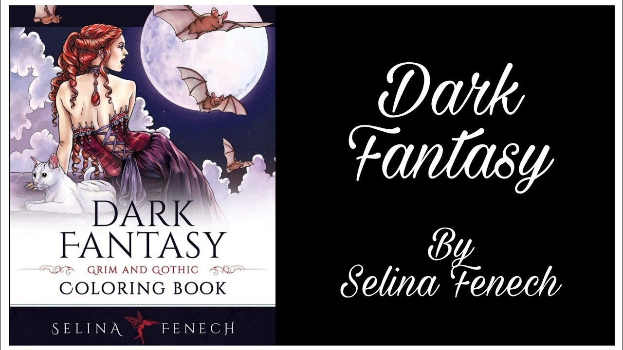 DARK FANTASY Adult Colouring Book By Selina Fenech | FLIP THROUGH