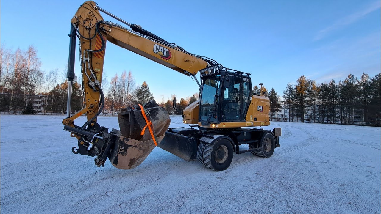 cat 319 test drive. koe ajo.