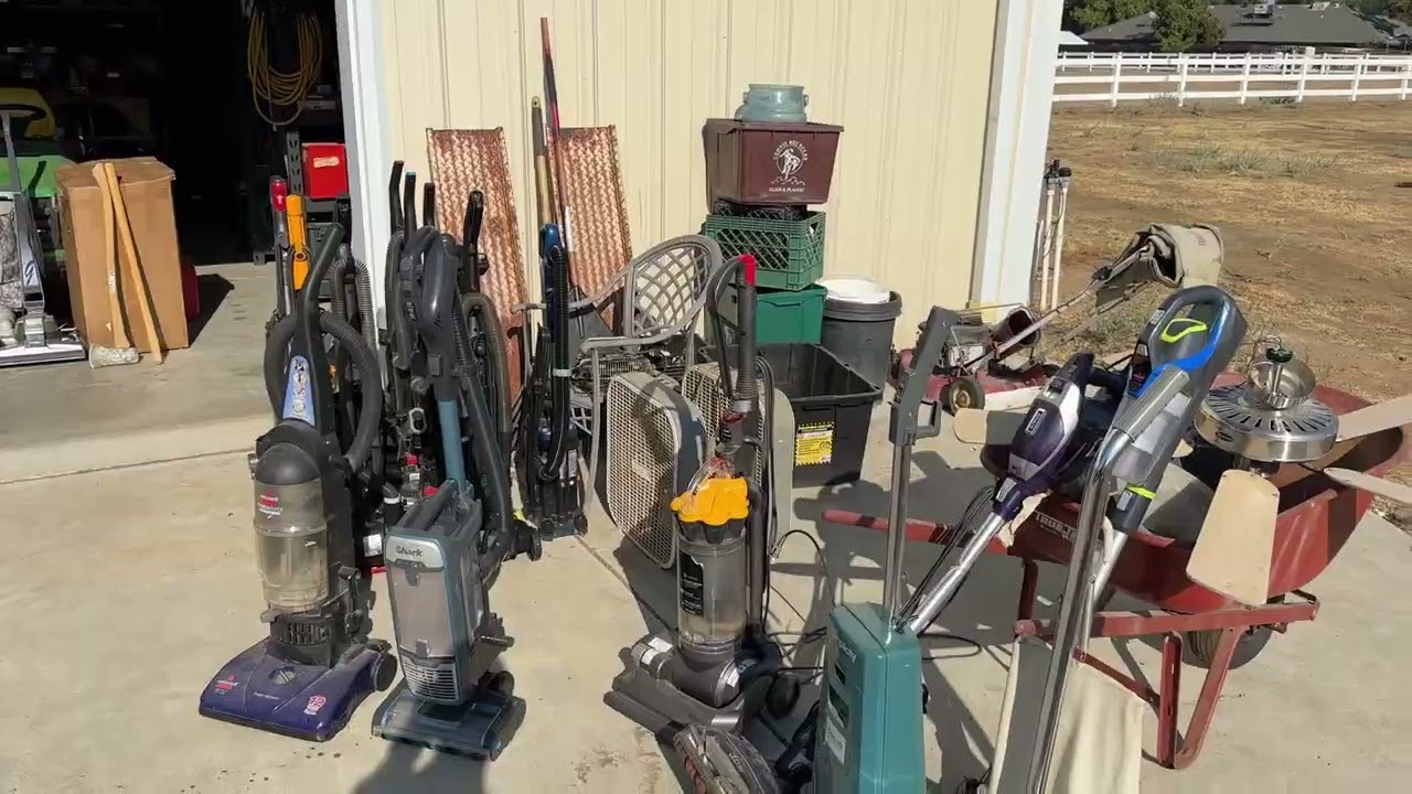 Early September Trash Finds   Vacuums and Lawn Equipment Saved Rare Bissell Honda GX