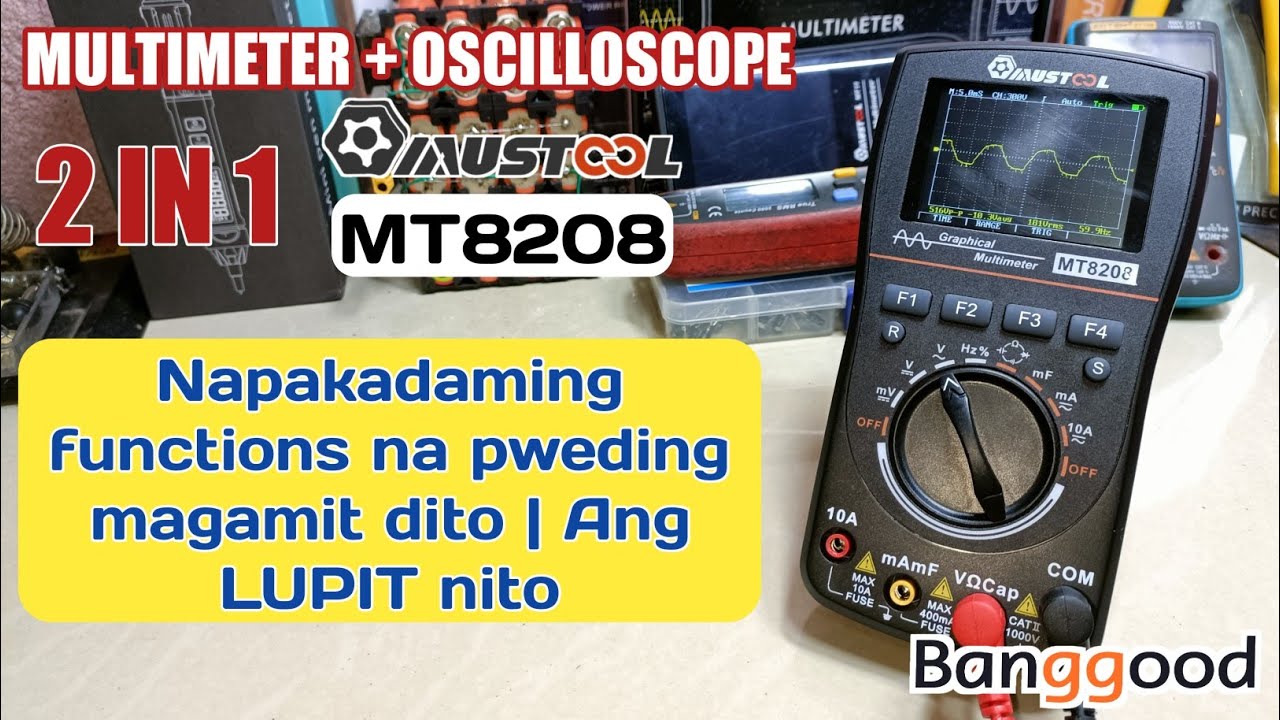 Madaming pweding gawin sa multimeter nato | Mustool MT8208 | Multimeter + Oscilloscope 2 in 1