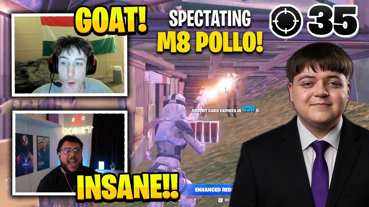 Streamers React to Pollo INSANE Solo Clutch in FNCS DUOS DIVISION