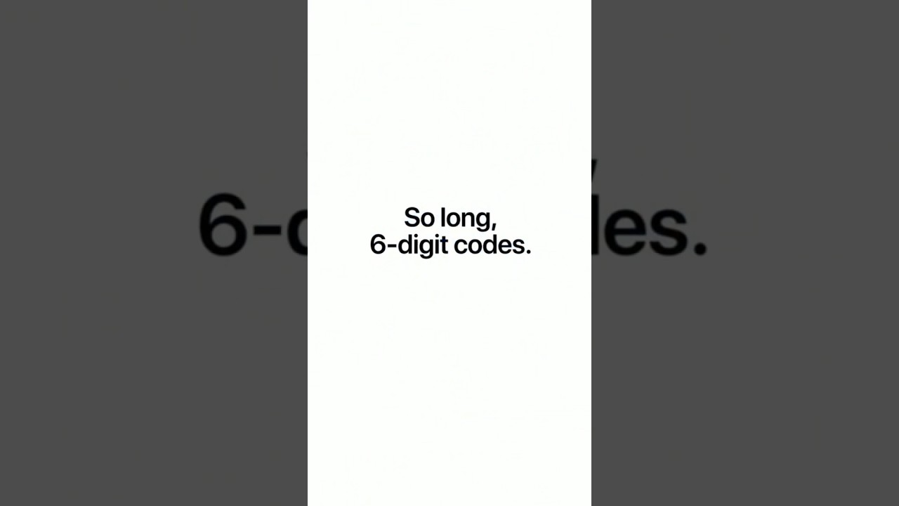 Apple Pay: So Long 6 Digit Codes Ad #shorts