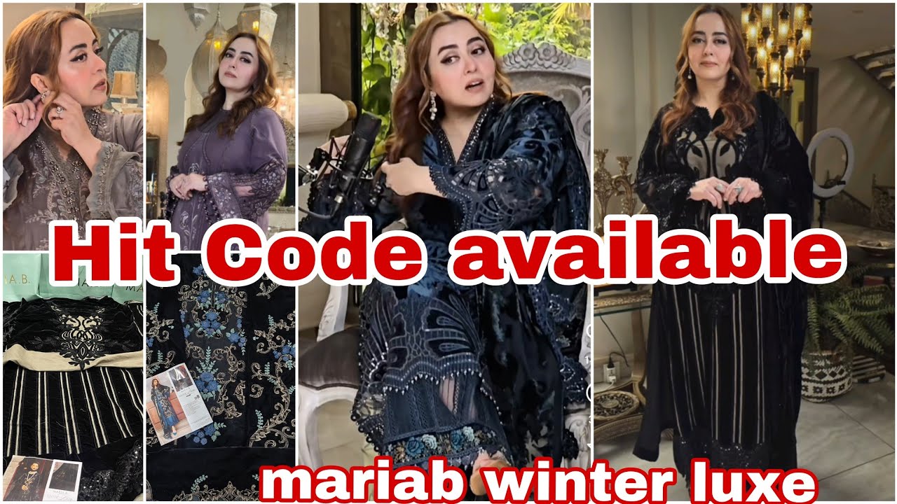 Maria B new Luxury  Winter Collection with price