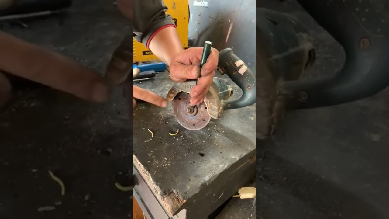 Como tirar disco preso na (makita) Serra marmore