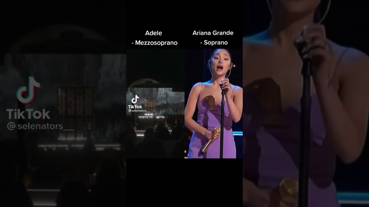 Adele Ariana Grande VS Mezzosoprano  Soprano😱🔥💘