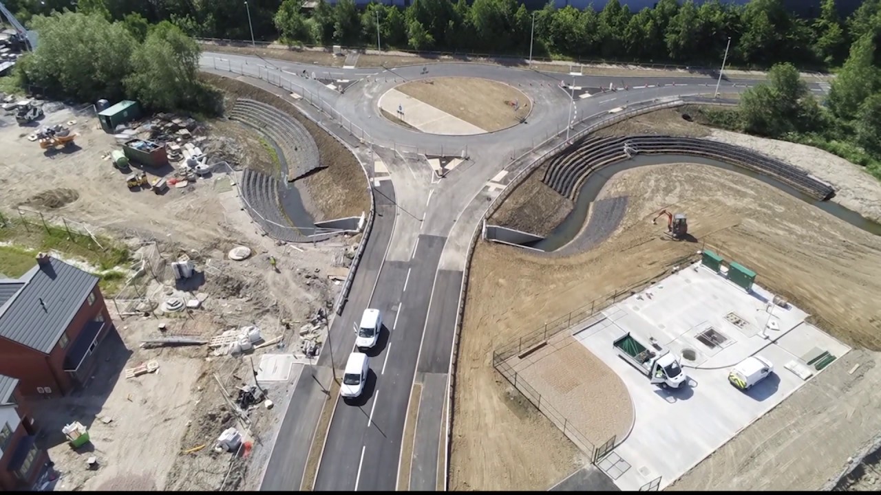 VHE Swadlincote Infrastructure Drone Footage June 2020