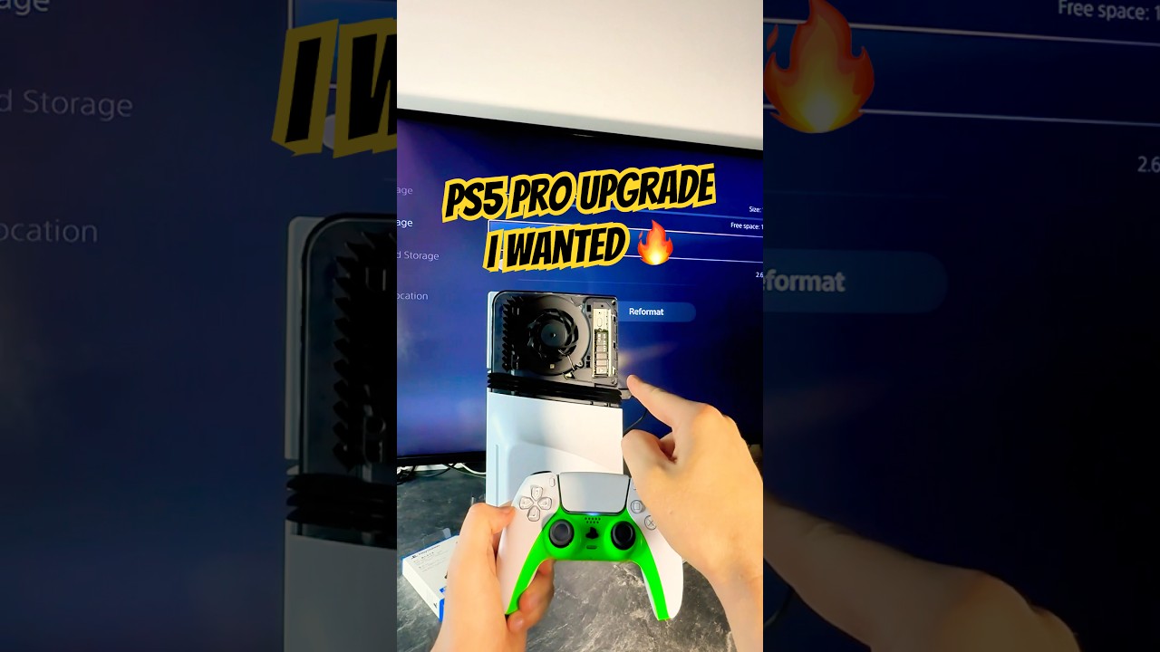 Апгрейд хранилища PS5 Pro 🔧