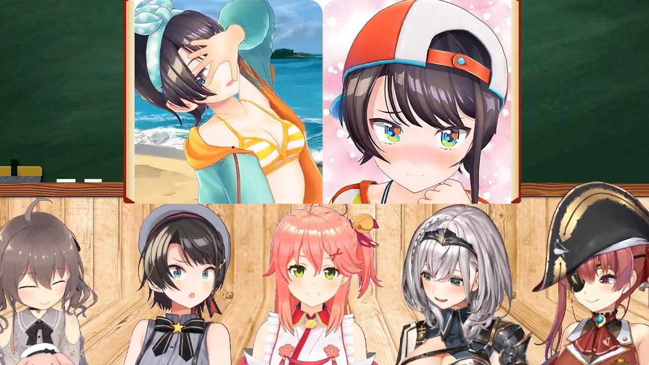 Marine took over Subaru's Twitter in secret [Matsuri, Subaru, Miko, Noel, Marine][Hololive/EngSub]