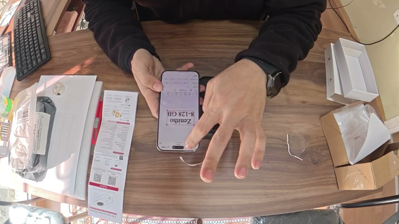Mini Barkod Yazıcı Phonemo Termal Etiket Yazıcı Kutu Açılışı