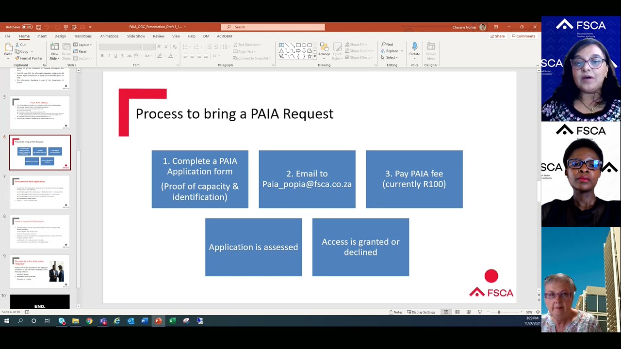 PAIA Webinar