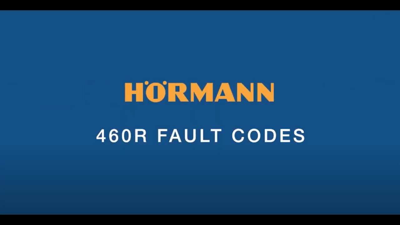 4) Fault finding: 460R