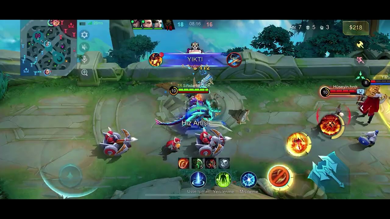 MOBİLE LEGENDS SIRALI ÖLÜM TAM VİDEO #mobilelegends #mlbb #thamuz 