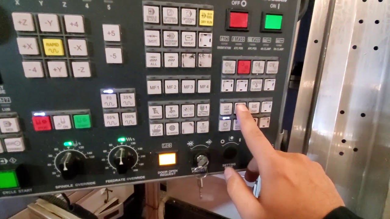 Fanuc CNC: Button Mapping and Indicator Light Mapping