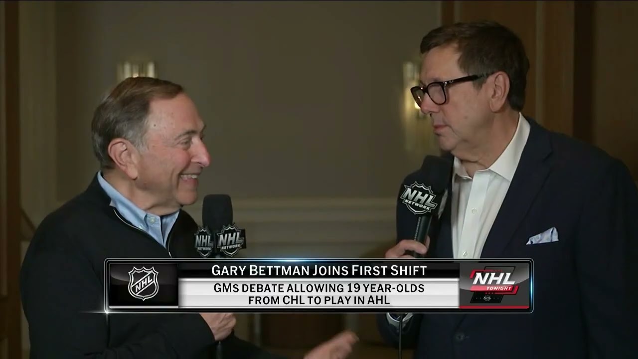 NHL commissioner Gary Bettman joins First Shift from GM Meetings