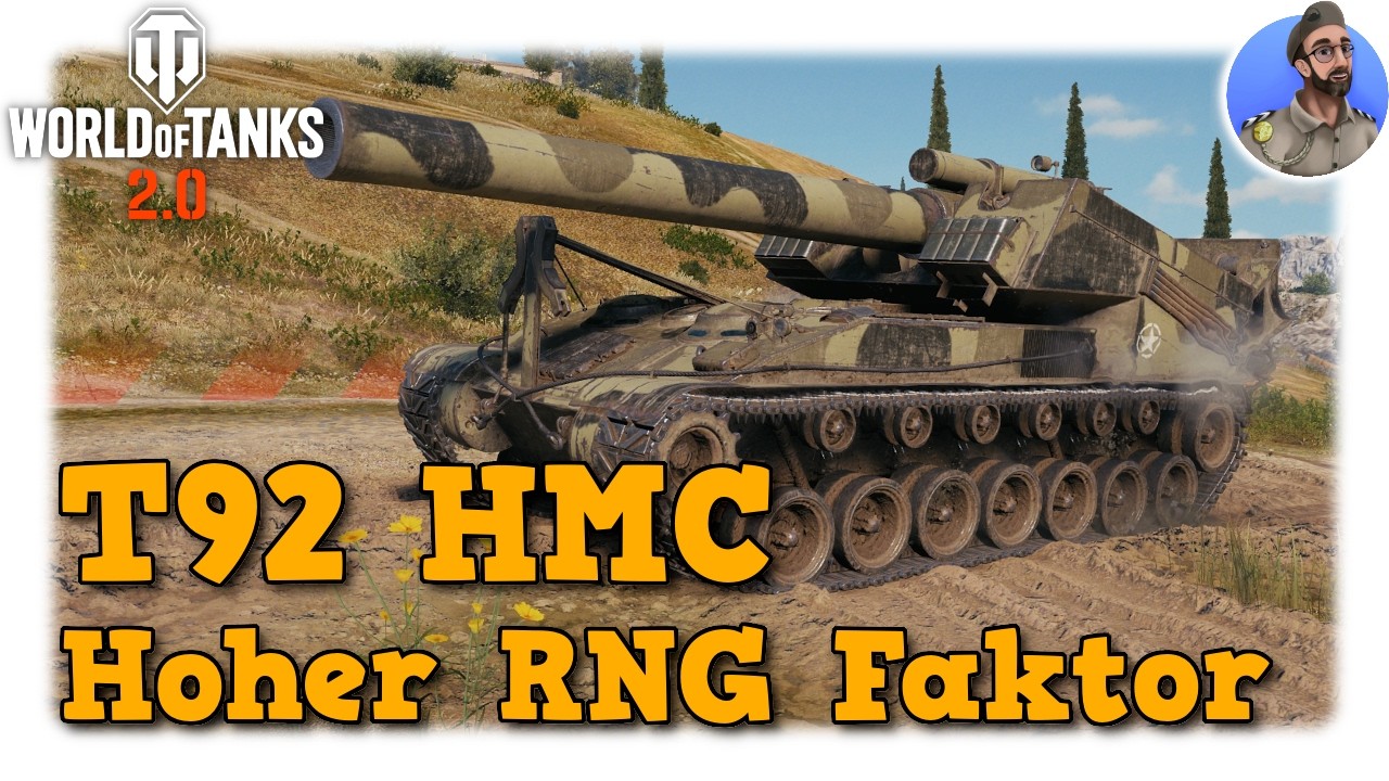World of Tanks - T92 HMC - Hoher RNG Faktor - Arty Alltag