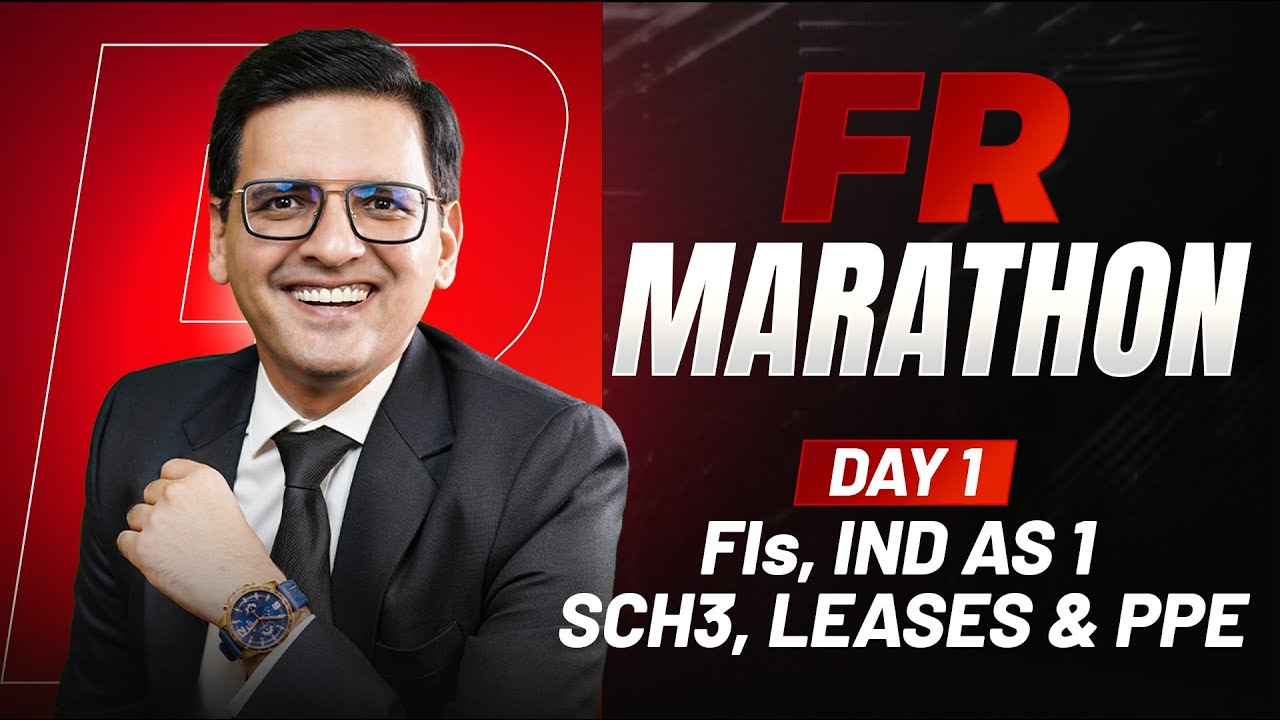 CA Final FR Marathon | Jan26 & May26 | Part 1