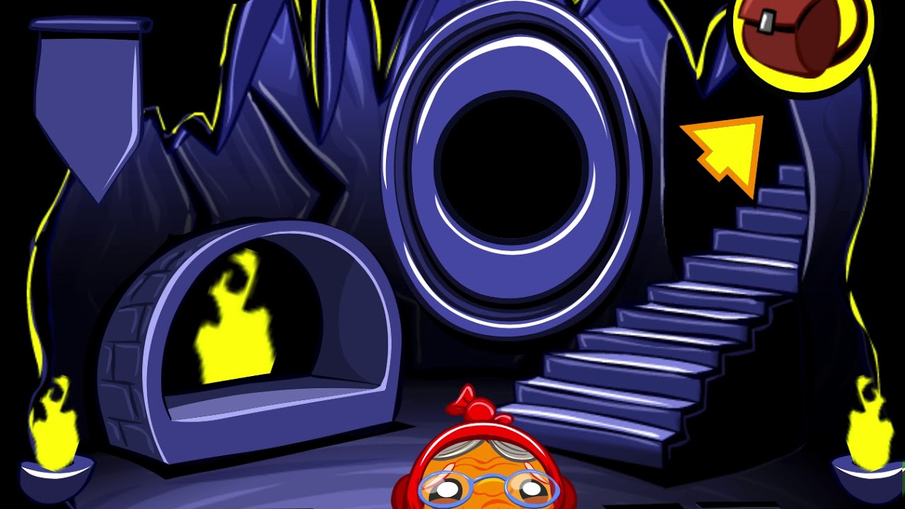 Monkey GO Happy Stage 356 - Fire Skull