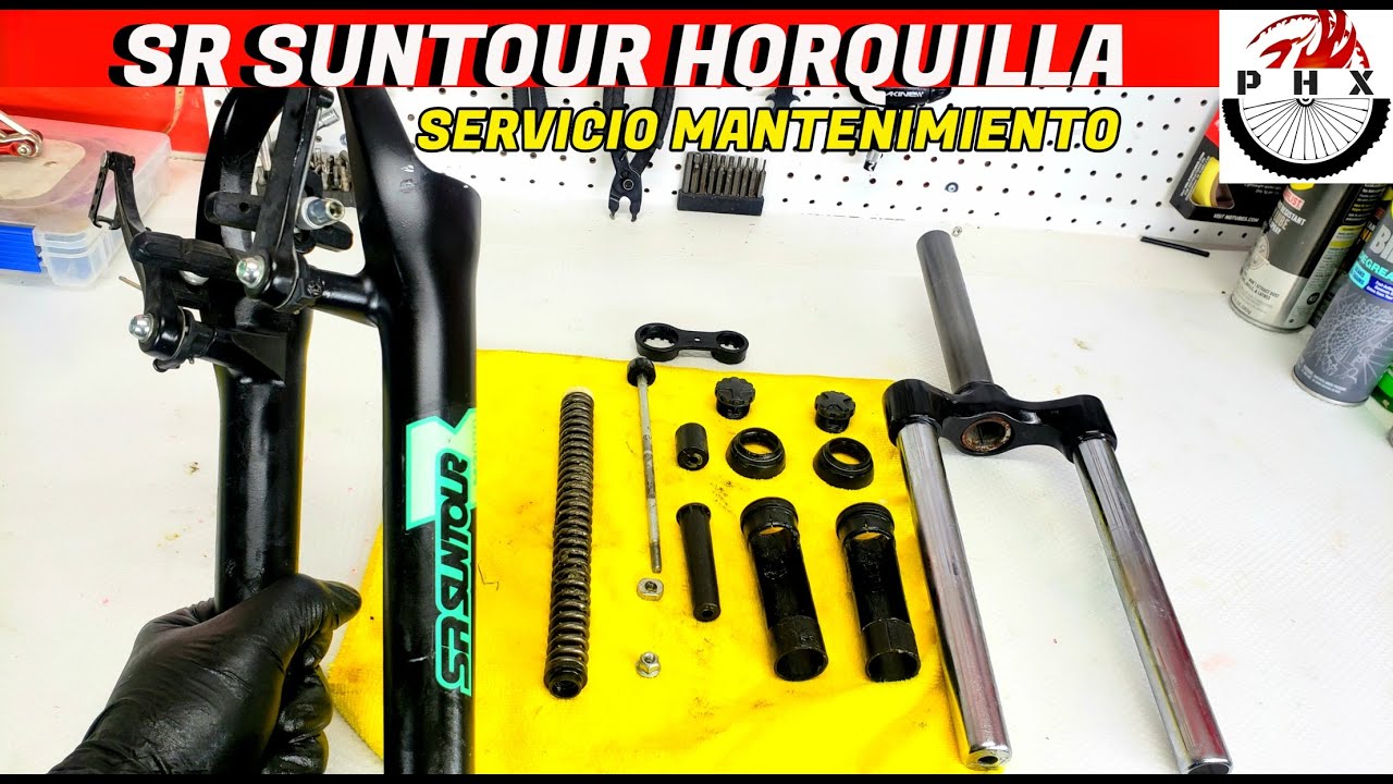 SR SUNTOUR HORQUILLA  MANTENIMIENTO Y CUIDADOS/CICLISMO,MTB,BICICLETAS