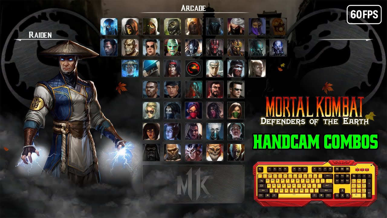 Mortal Kombat Defender OF Earth: Raiden Single Mode Arcade - Handcam Tactics ⌨️ 🌎