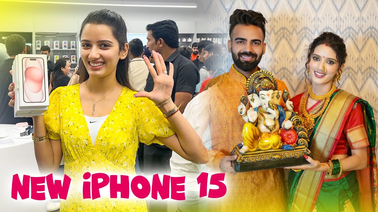 Ganpati bappa aaye ghar ❤️ Marathi Look 😍 Khushiya hi Khushiya