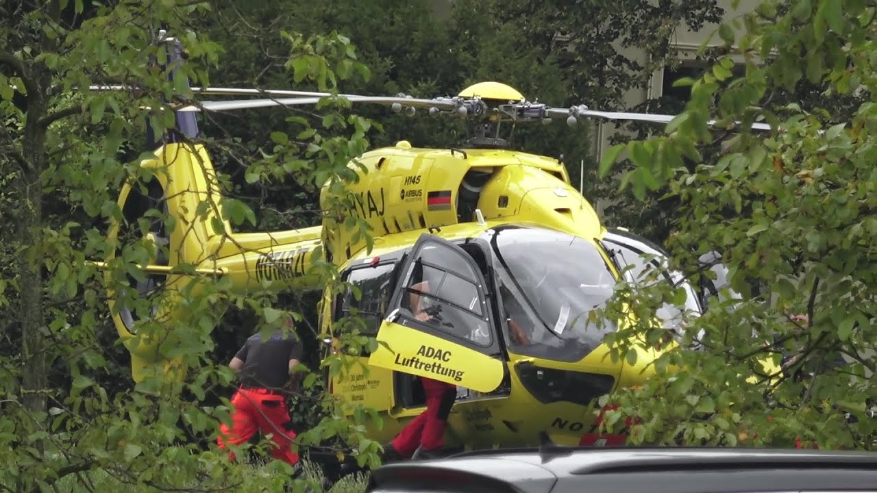 Explosion bei Sprengstofffirma Diehl Defence - 2 Verletzte Hubschrauberstart in Troisdorf am 30.8.24