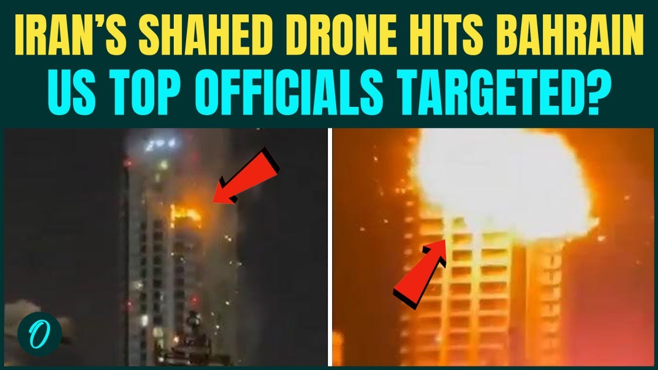 CHILLING VIDEO: Iran&rsquo;s Shahed Drone SLAMS Into Bahrain Building | US Top Officials KILLED By Iran?