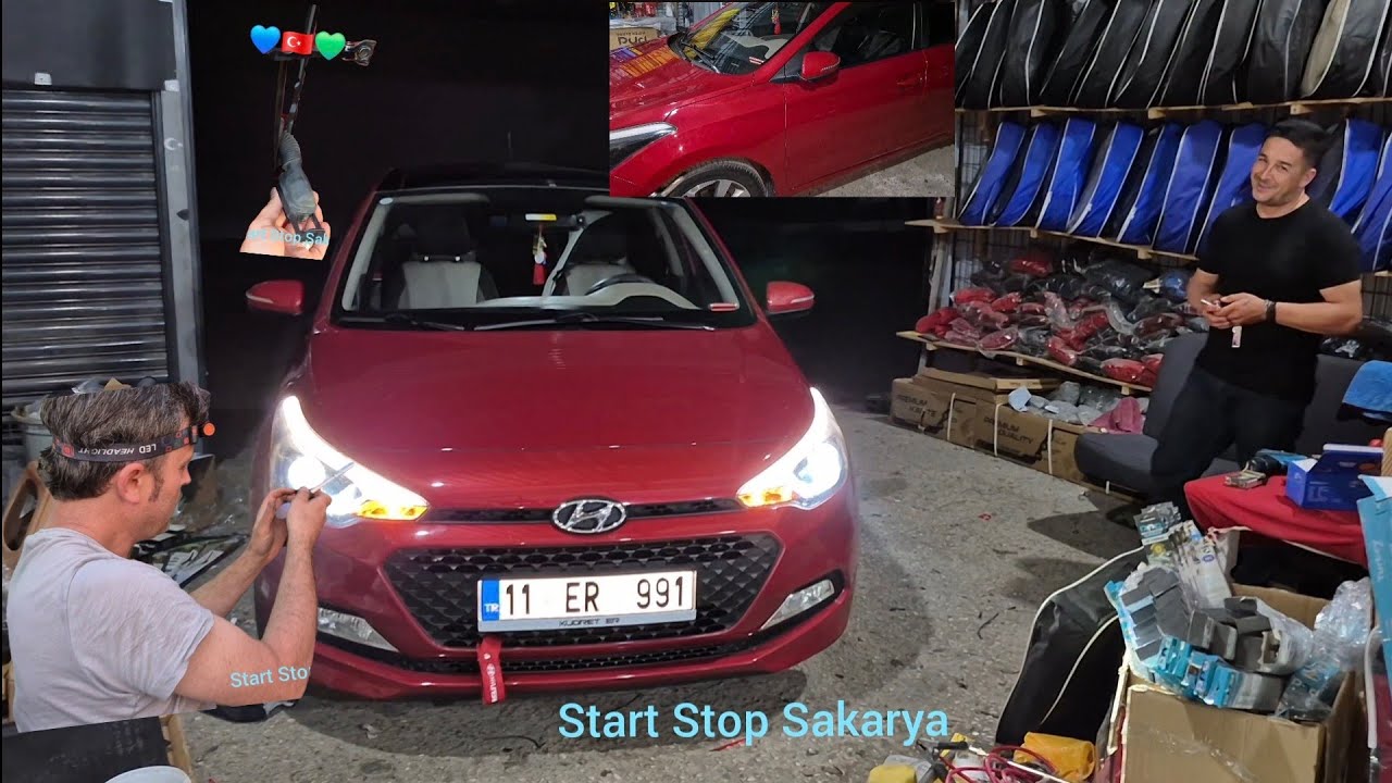 KATLANIR AYNA DÖNÜŞÜMÜ+TESİSAT VE AYNA MODÜLÜ🚘👨‍🔧2017 HYUNDAİ İ20💙🇹🇷💚Cam Kaldırma #automobile