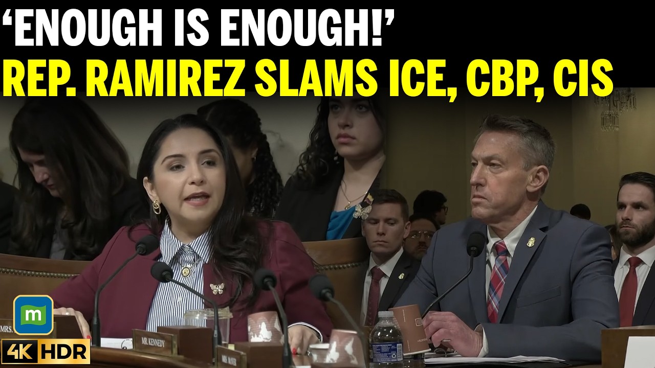“Enough Is Enough!” Rep. Ramirez Slams ICE, CBP, CIS in Fiery Congressional Hearing