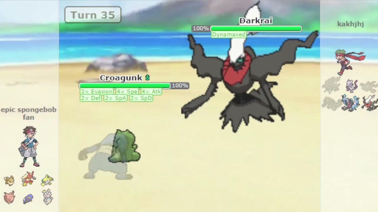 Pokemon Showdown Sweeps (Level 1 Rattata team and Croagunk sweeps!)