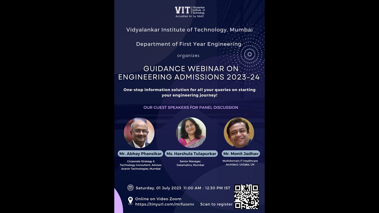 Guidance Webinar on Engineering Admission 2023-24