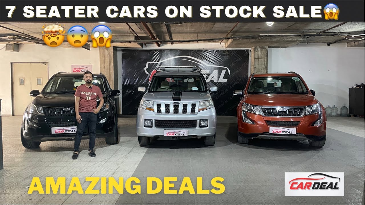 7 seater cars का मेला | XUV 500 & TUV 300 दिल्ली की सस्ती कार मार्केट | Cardeal