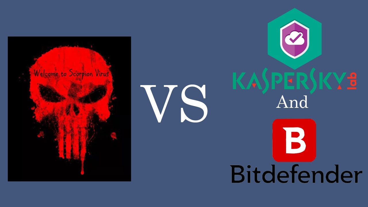 Scorpion Virus version 3.1 vs Bitdefender and Kaspersky || Antivirus test