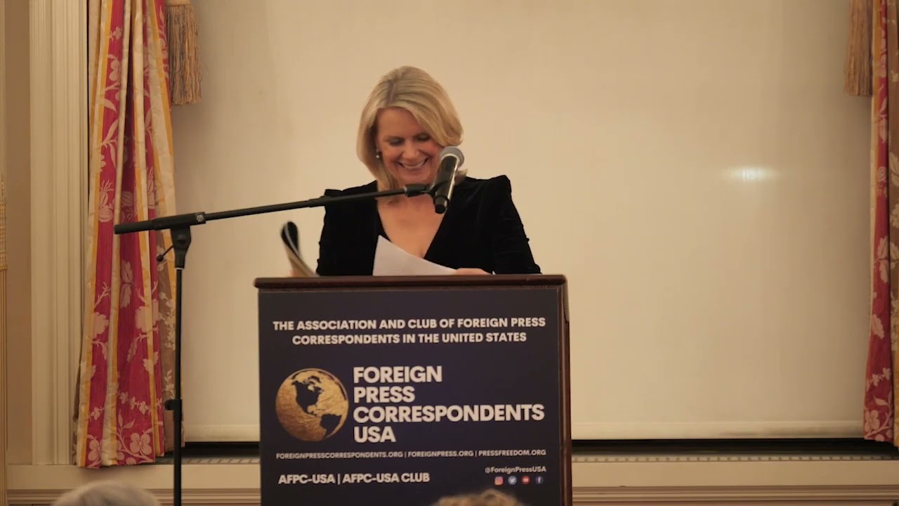 Sissel McCarthy, Mistress of the 2023 Foreign Press Awards Ceremony