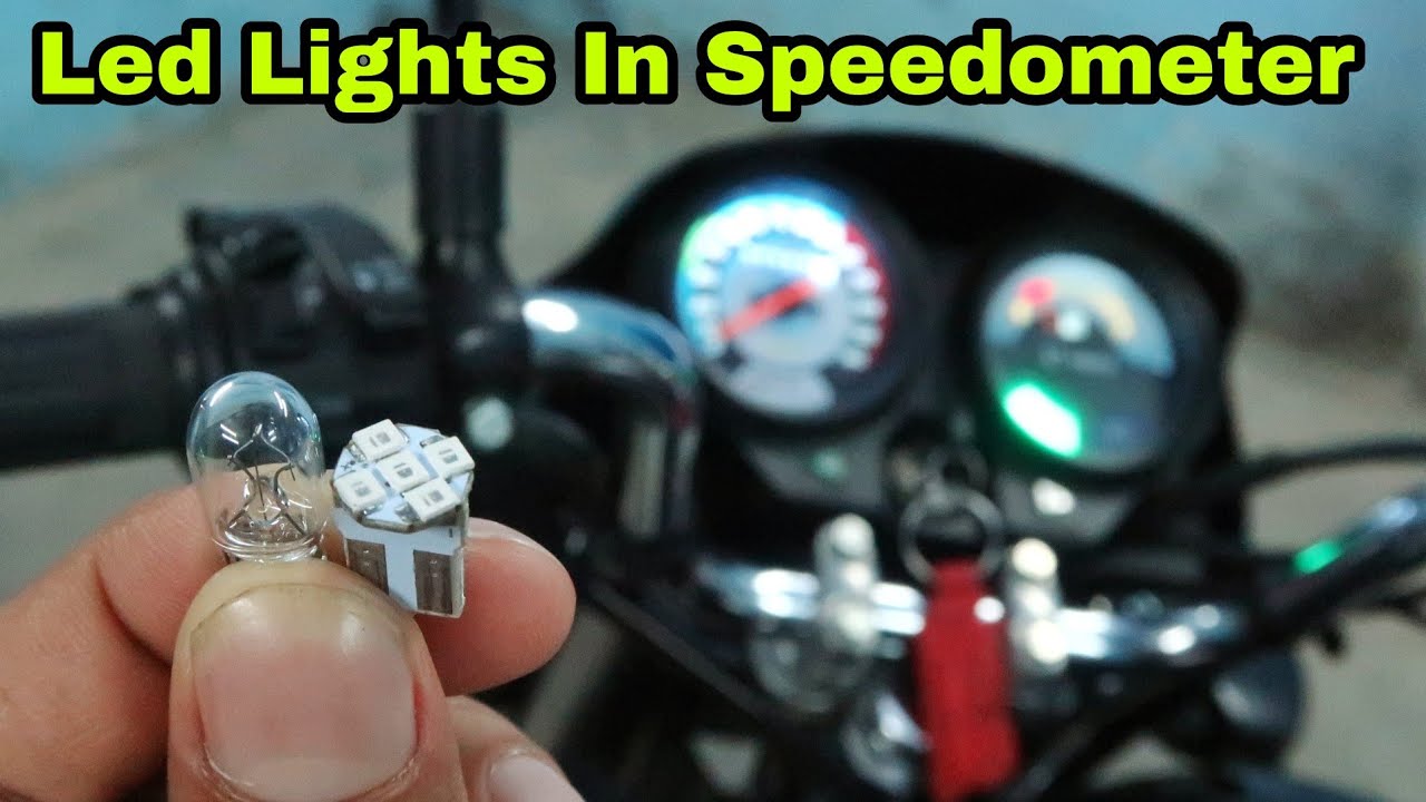How To Install LED Bulbs In Speedometer : Hero Splendor