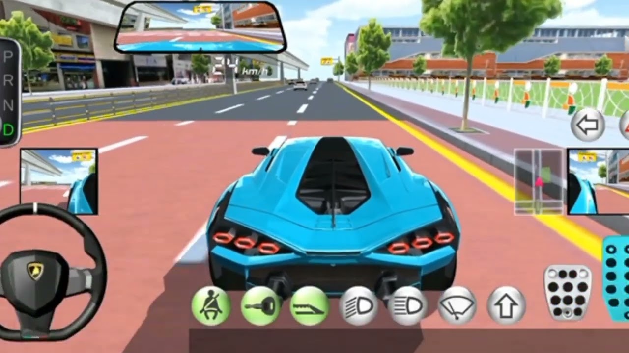 3d driving class This Not 30 Going speed Use Slow Down Car Without Turn Left Not Signal 