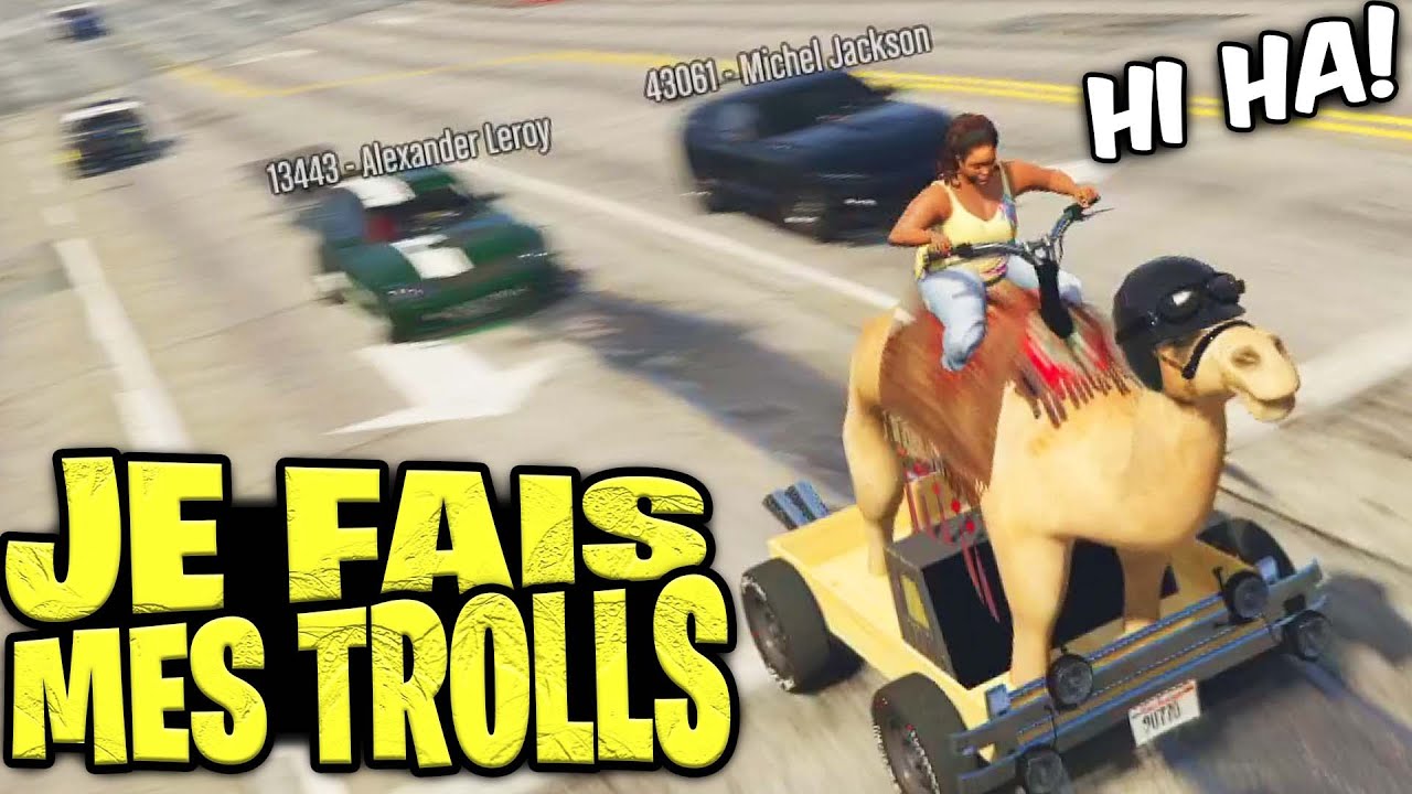 Course-poursuite avec un chameau (GTA 5 RP)